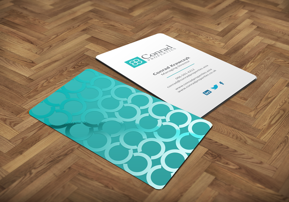 Business Card Design by Sarah Mathews for Conrad Properties | Design: #4333484