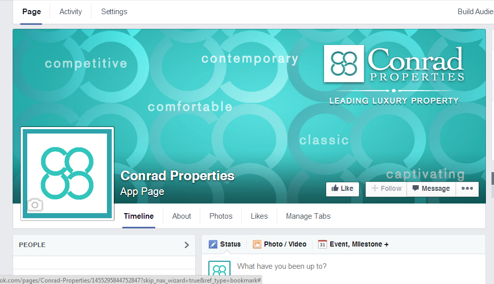 Business Card Design by Sarah Mathews for Conrad Properties | Design #4354718