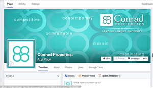 Business Card Design by Sarah Mathews for Conrad Properties | Design: #4354718