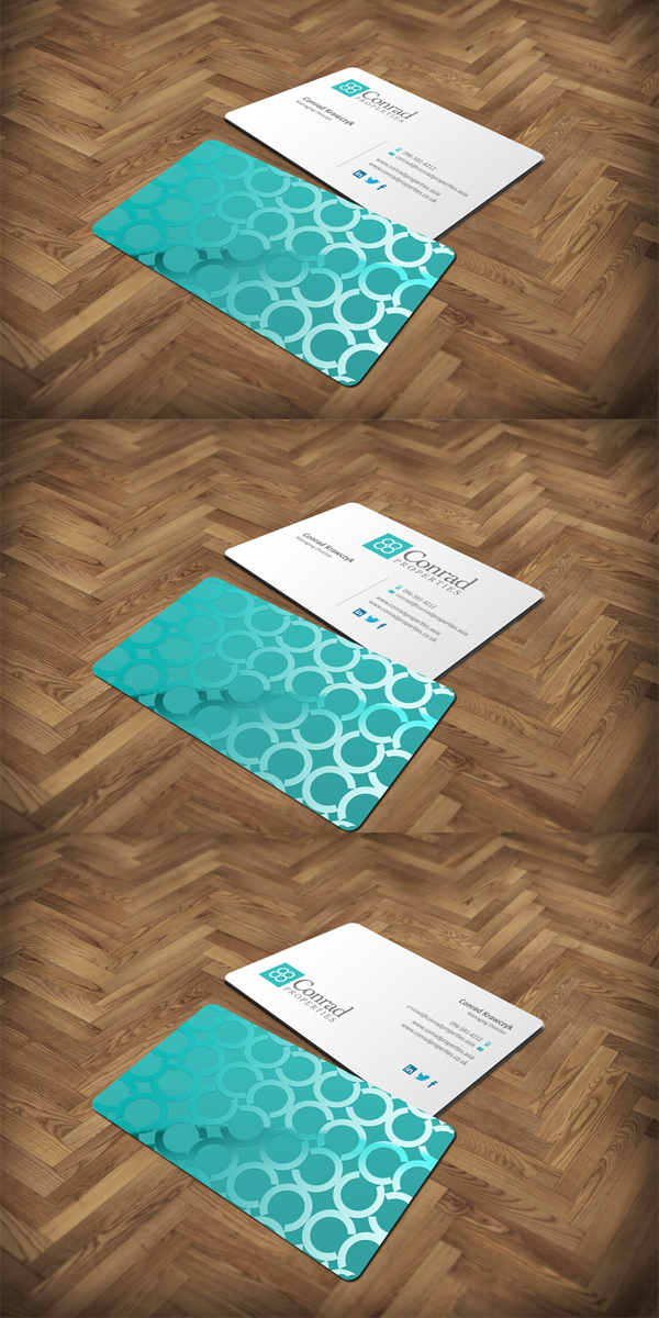 Business Card Design by Sarah Mathews for Conrad Properties | Design #4364587
