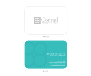 Business Card Design by rundrhumos for Conrad Properties | Design: #4357938