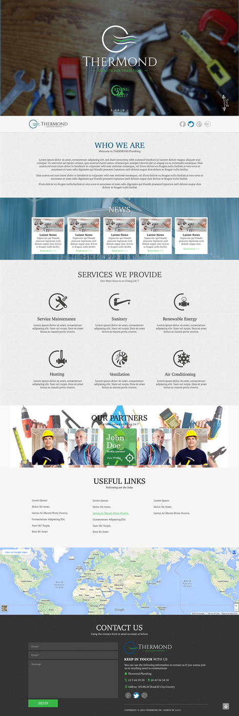 Web Design by A.D.S for TherMond | Design #4421915