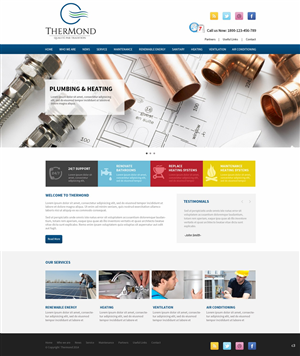 Web Design by pb for TherMond | Design: #4356456
