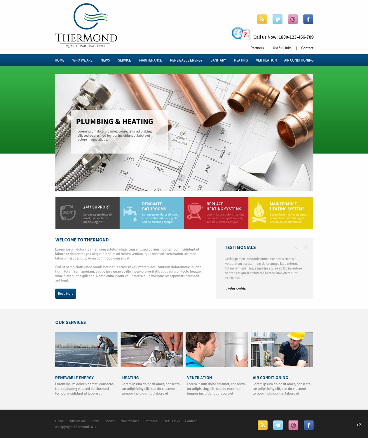 Web Design by pb for TherMond | Design #4356458