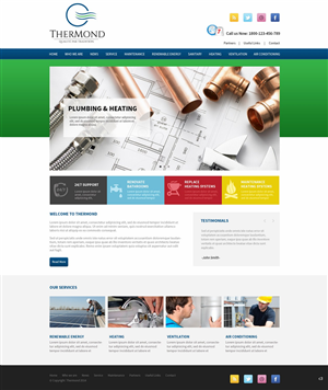 Web Design by pb for TherMond | Design: #4356458