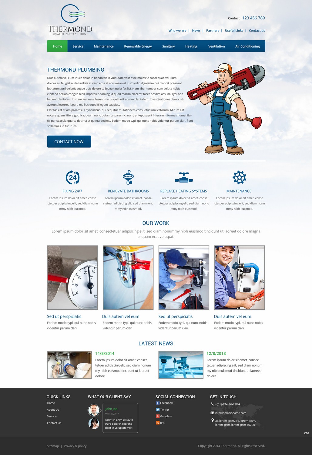 Web Design par pb pour TherMond | Design #4356461