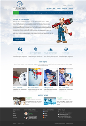 Web Design by pb for TherMond | Design: #4356461