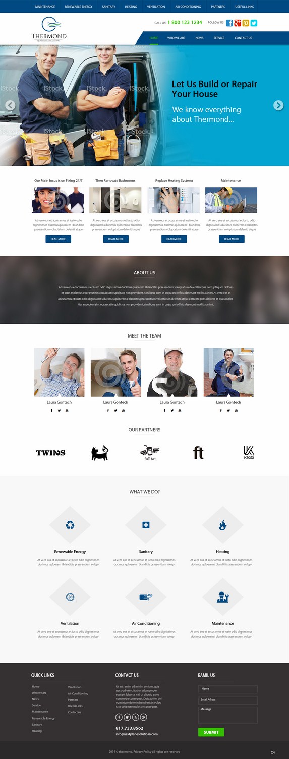 Web Design par pb pour TherMond | Design #4356485
