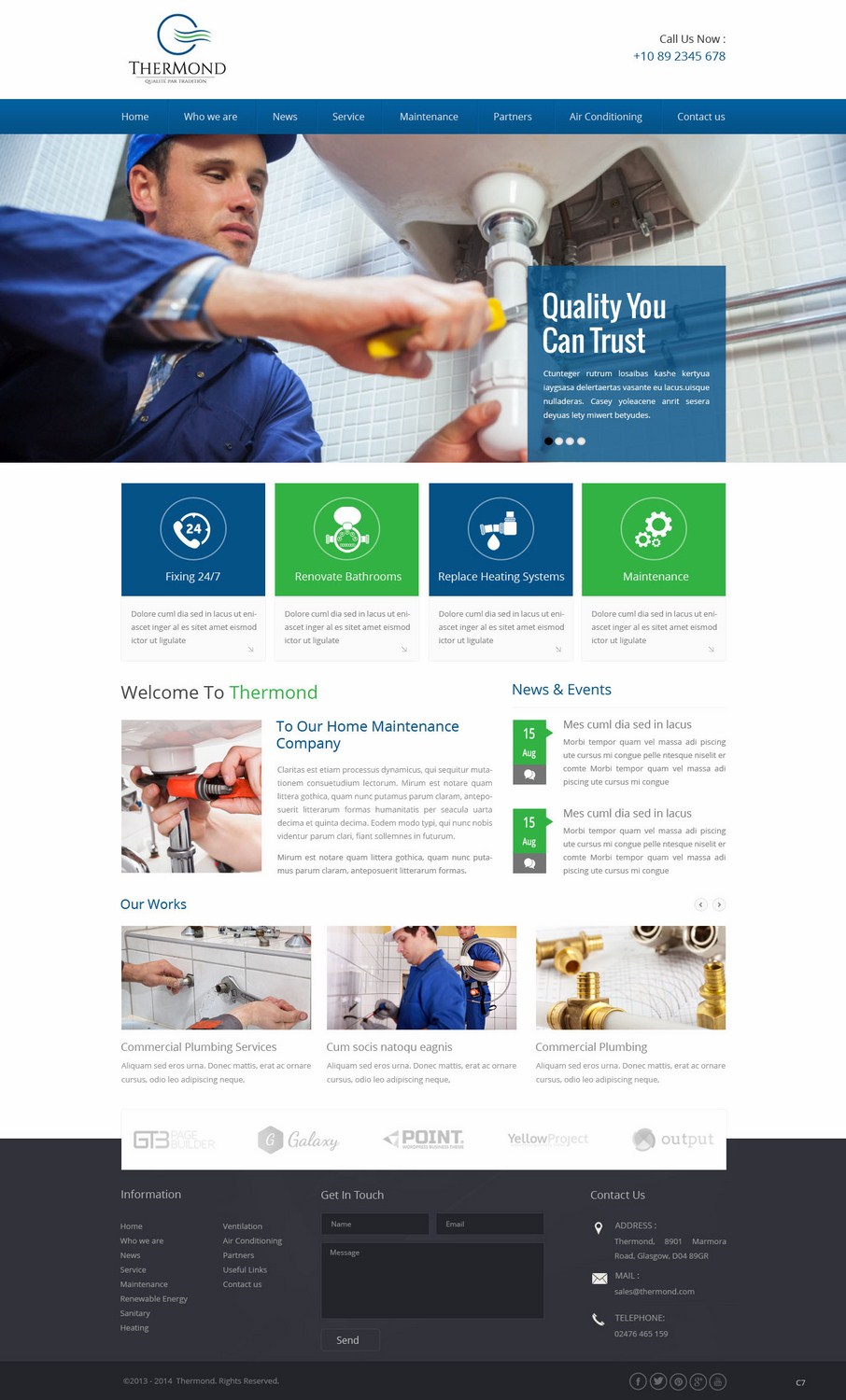 Diseño Web por pb para TherMond | Diseño #4356487