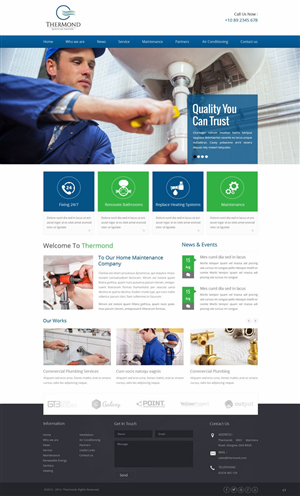 Web Design by pb for TherMond | Design: #4356487