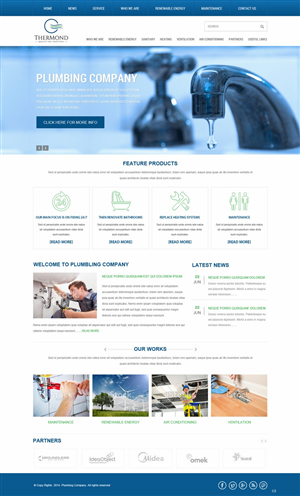 Web Design by pb for TherMond | Design: #4356489