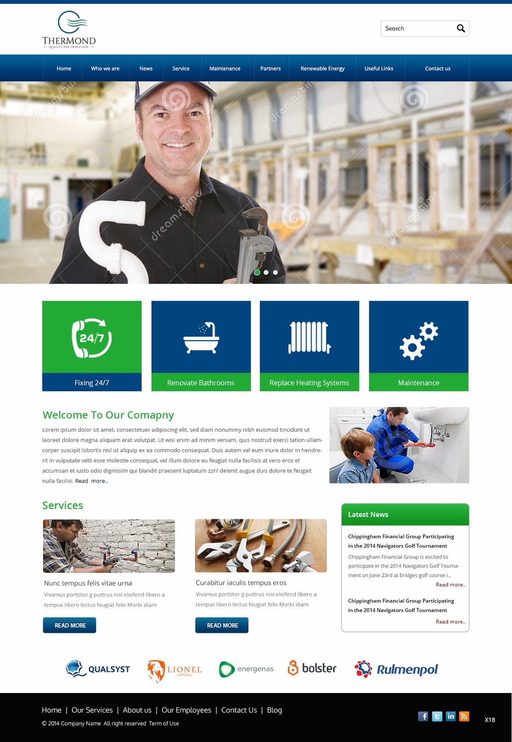 Web Design by pb for TherMond | Design #4356492