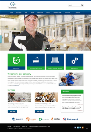 Web Design by pb for TherMond | Design: #4356492