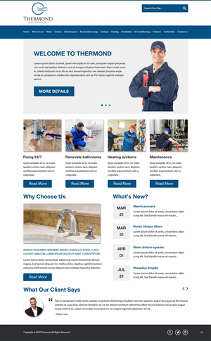 Web Design by pb for TherMond | Design: #4356495