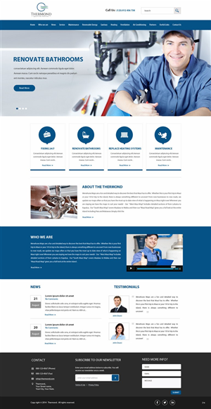 Web Design by pb for TherMond | Design: #4356497
