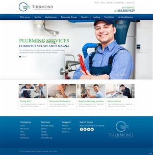 Web Design by pb for TherMond | Design: #4356505