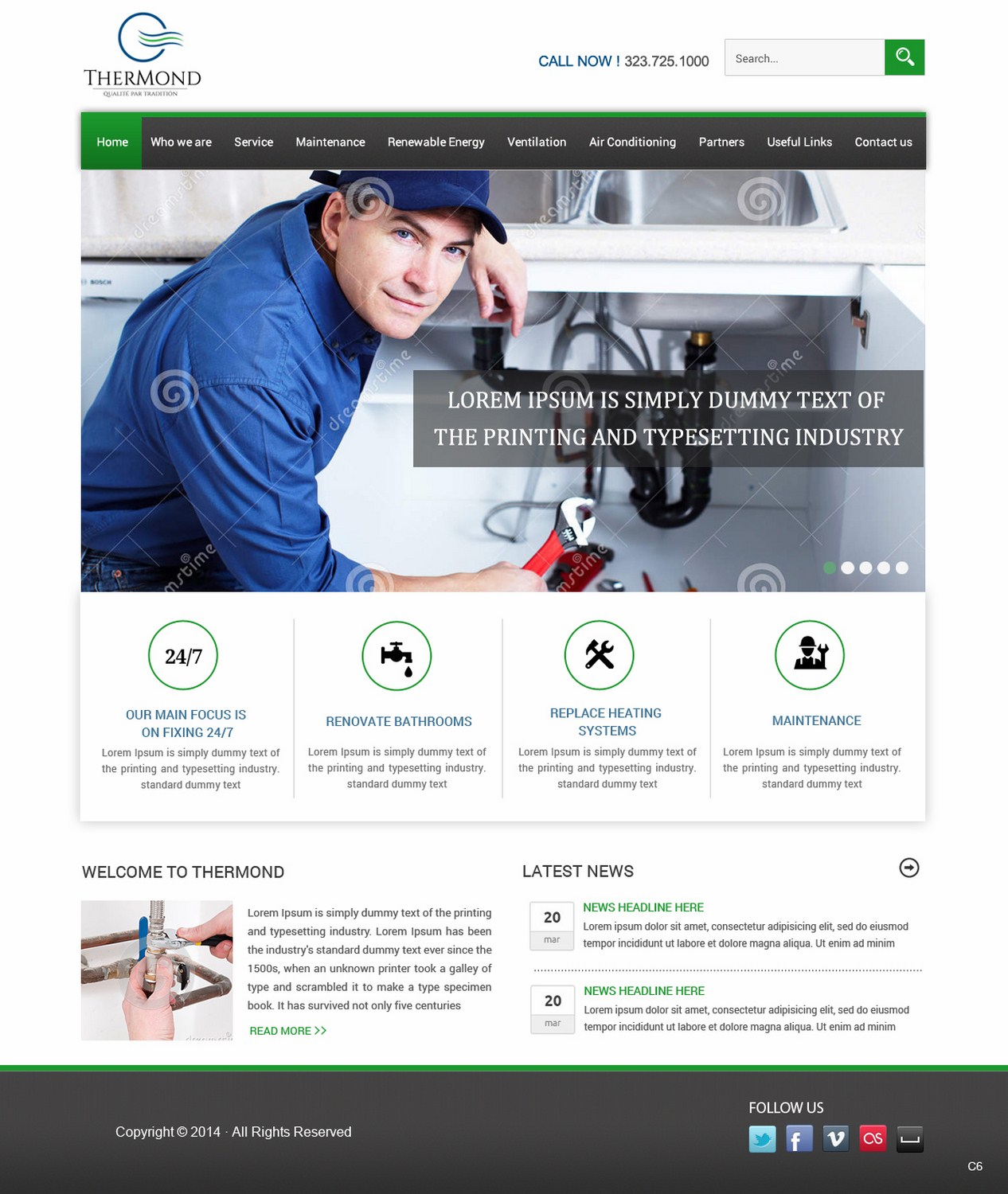 Web Design par pb pour TherMond | Design #4356509
