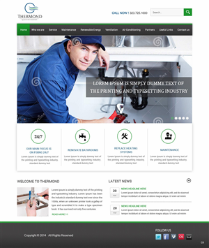 Web Design by pb for TherMond | Design: #4356509