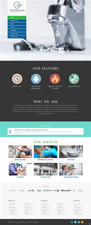 Web Design by pb for TherMond | Design: #4356511