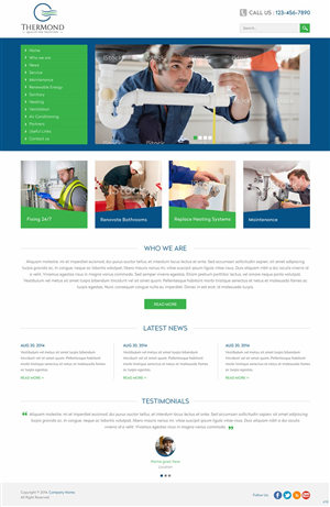 Web Design by pb for TherMond | Design: #4363098