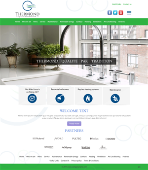 Web Design by pb for TherMond | Design: #4363101