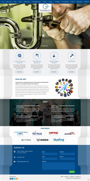 Web Design by pb for TherMond | Design: #4363102
