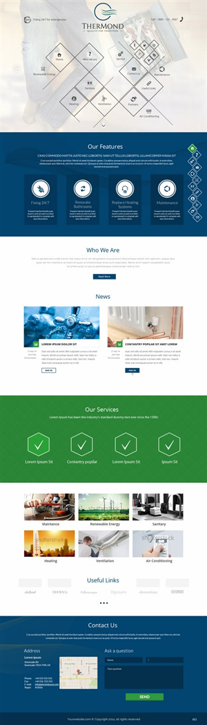 Web Design by pb for TherMond | Design: #4382063
