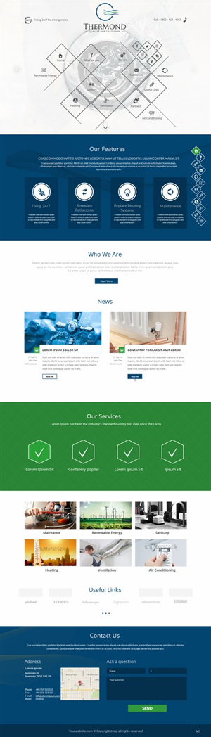 Web Design by pb for TherMond | Design: #4382065
