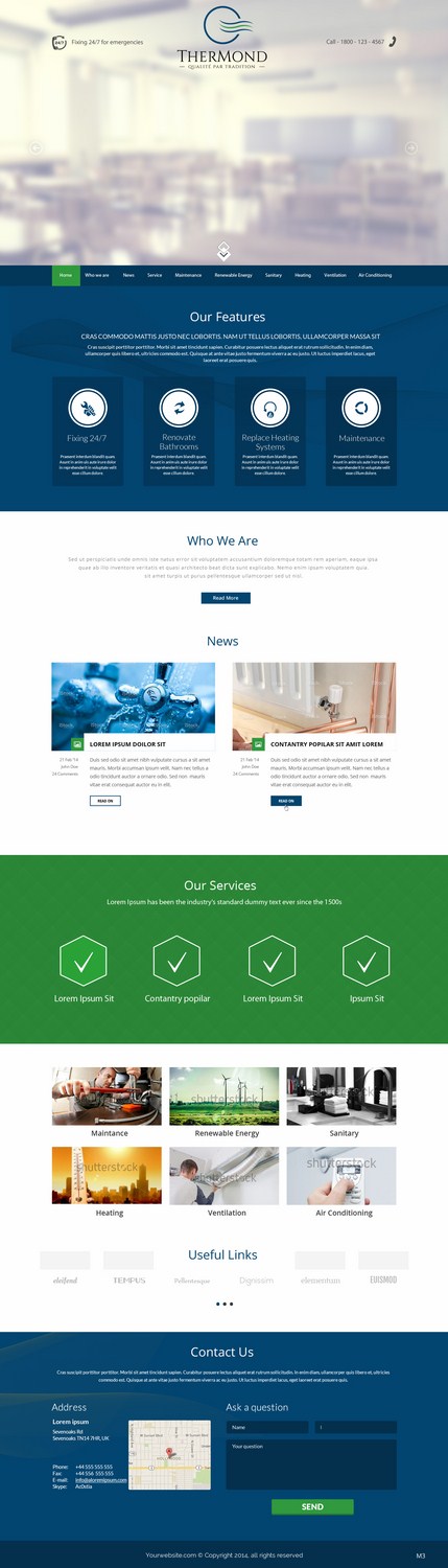 Web Design by pb for TherMond | Design #4405572