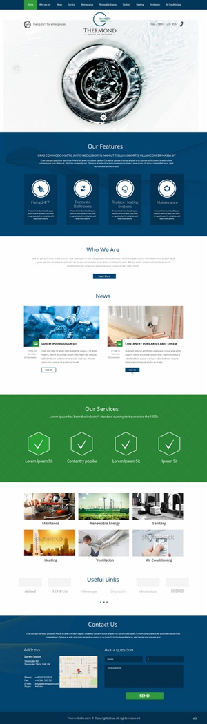 Web Design by pb for TherMond | Design: #4405575