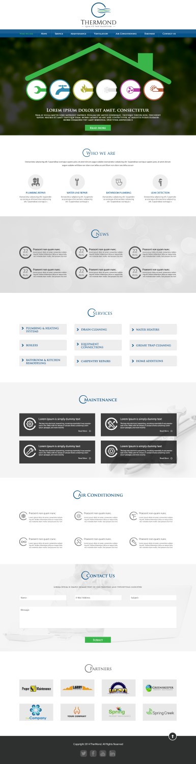 Web Design by TechWise for TherMond | Design #4384506