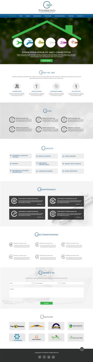 Web Design by TechWise for TherMond | Design: #4384506