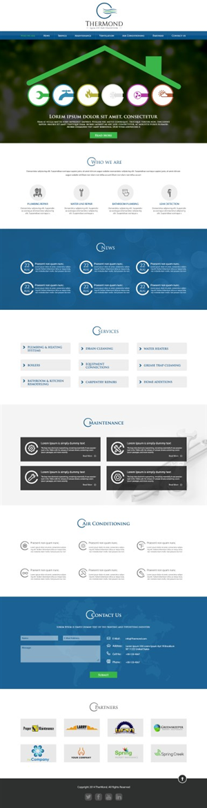 Web Design by TechWise for TherMond | Design: #4422199