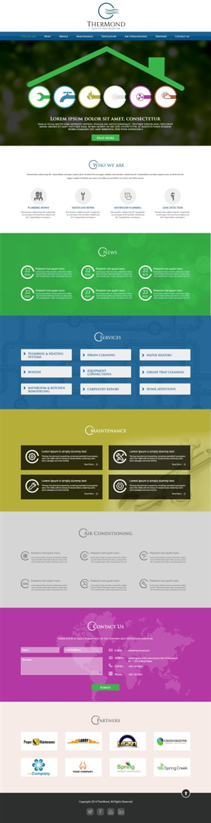 TherMond Website- Joomla Template | Web Design by TechWise