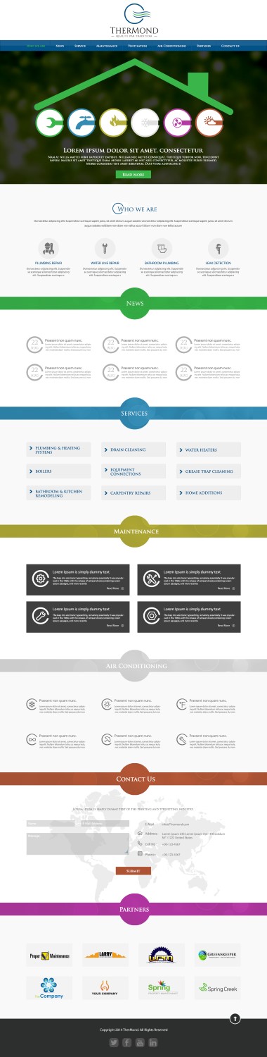 Web Design par TechWise pour TherMond | Design #4433727