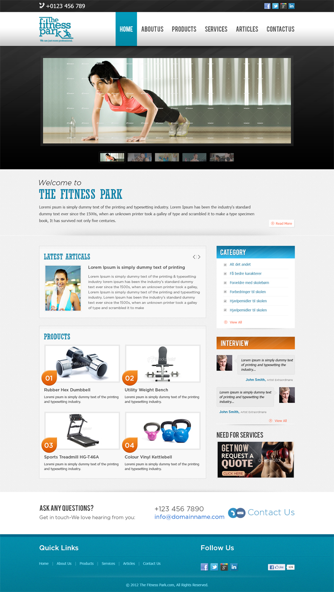 Wordpress Design by Mayank Patel for this project | Design #1243451