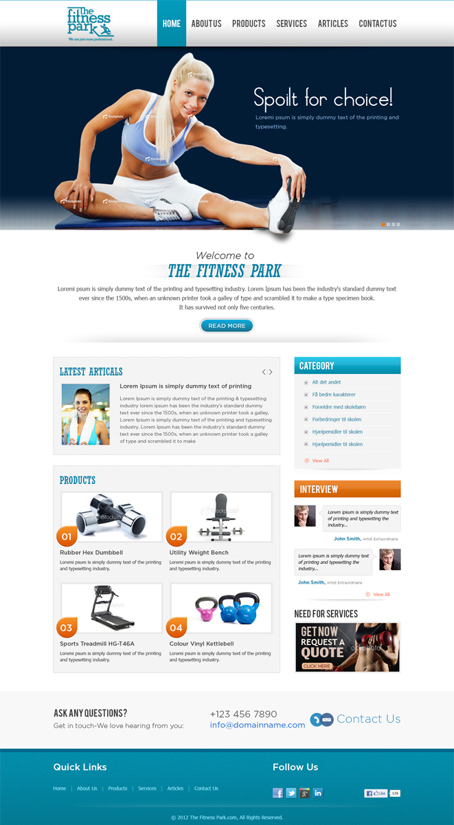 Wordpress Design by Mayank Patel for this project | Design #1243454