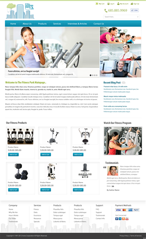 Wordpress Design by pb for this project | Design: #1241225