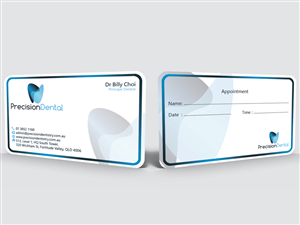 Business Card Design by Hardcore Design for Precision Dental | Design: #4356940