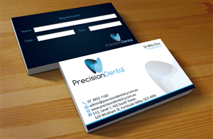 Business Card Design by Hardcore Design for Precision Dental | Design: #4357188