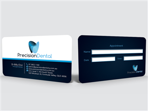 Business Card Design by Hardcore Design for Precision Dental | Design: #4357293