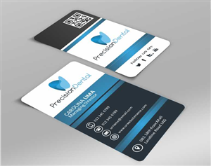 Business Card Design by AwsomeD for Precision Dental | Design #4331301
