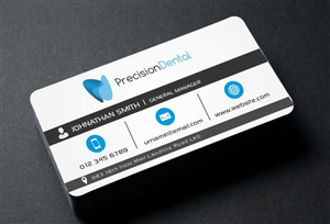 Business Card Design by AwsomeD for Precision Dental | Design: #4331305