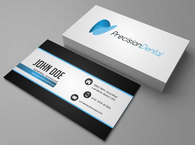 Business Card Design by AwsomeD for Precision Dental | Design #4331306