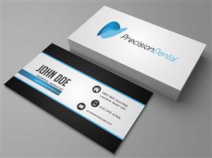 Business Card Design by AwsomeD for Precision Dental | Design: #4331306