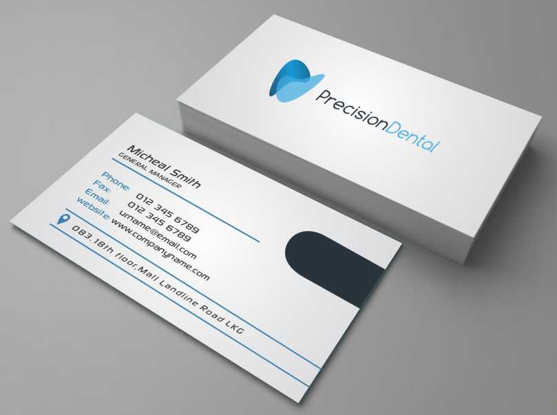 Business Card Design by AwsomeD for Precision Dental | Design #4331307
