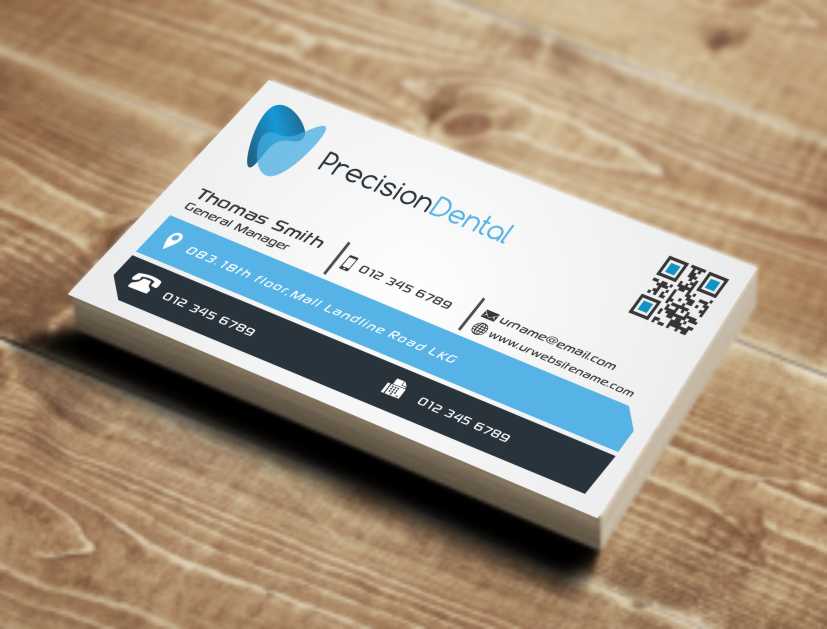 Business Card Design by AwsomeD for Precision Dental | Design #4331308