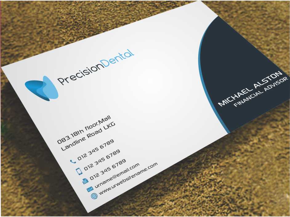 Business Card Design by AwsomeD for Precision Dental | Design #4331313