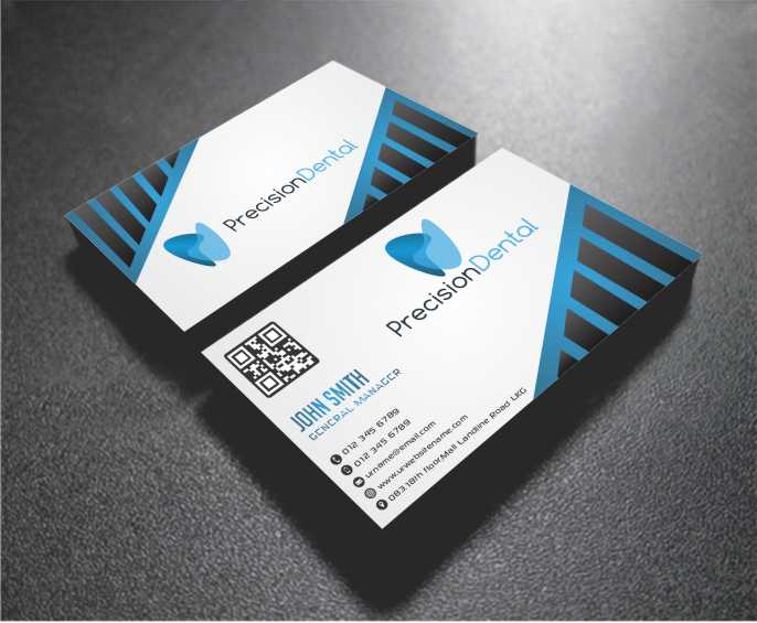 Business Card Design by AwsomeD for Precision Dental | Design #4331316