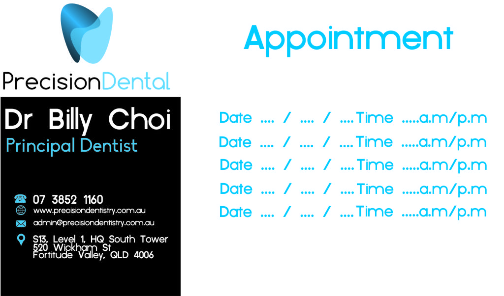 Business Card Design by bale. for Precision Dental | Design #4355987